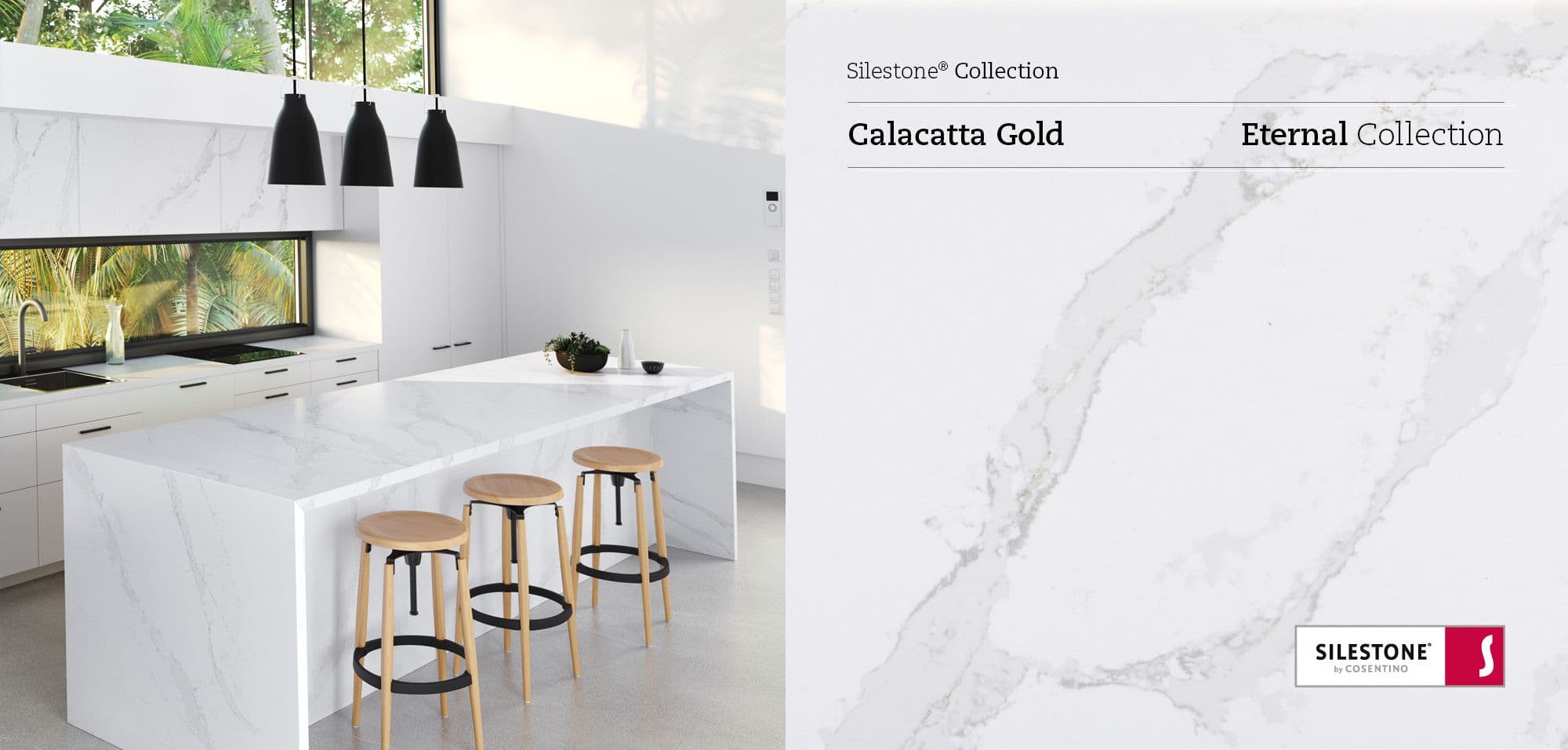 Silestone Eternal Calacatta Gold